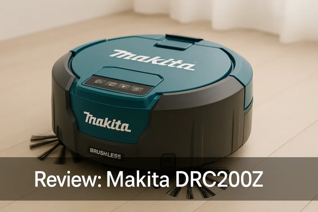 Makita DRC200Z: Robô Aspirador Profissional com Motor Sem Escovas