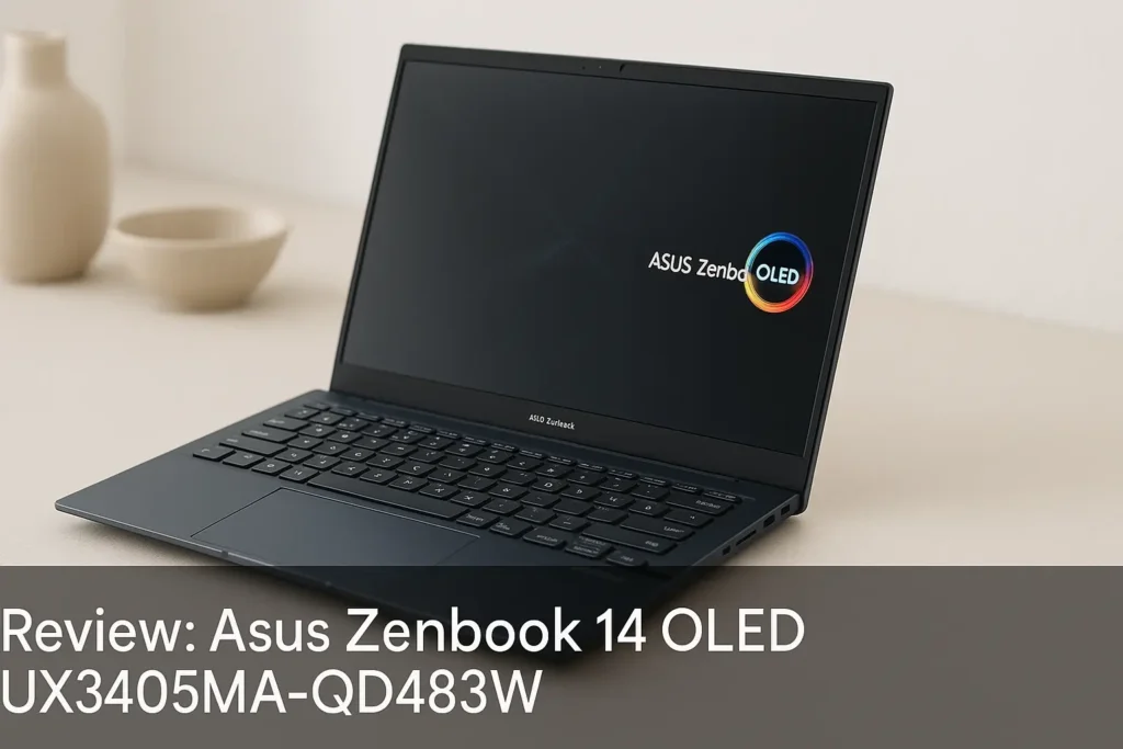 Top Cinco notebook Asus zenbook 14 OLED ux3405ma-qd483w ponder blue