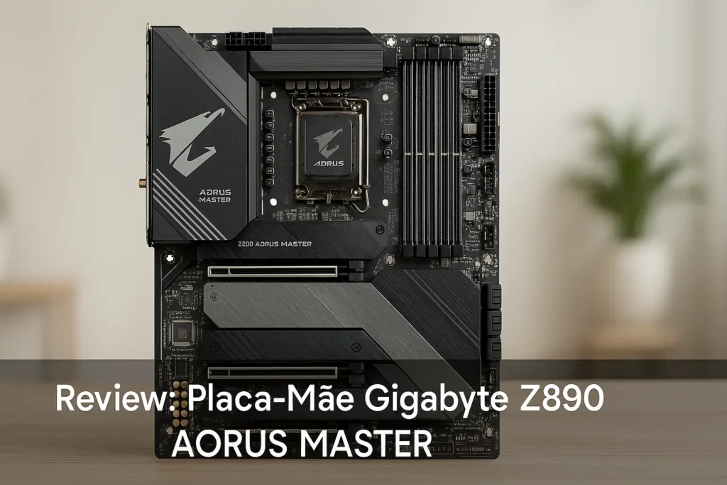 Placa Mãe Gigabyte Z890 AORUS MASTER: desempenho extremo e conectividade de ponta