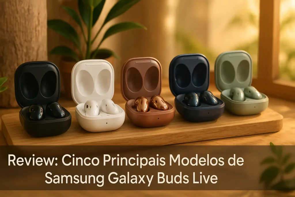 Cinco Principais Modelos de Samsung Galaxy buds live