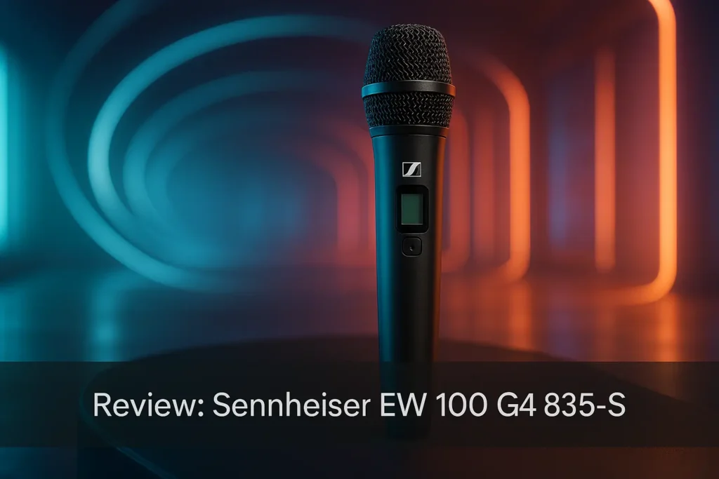 Sennheiser Ew 100 G4 835-s: Microfone de Mão Sem Fio com Alta Fidelidade