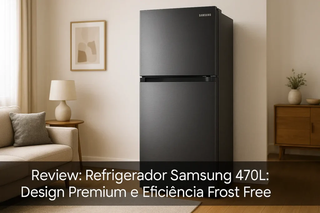 Refrigerador Samsung 470L: Design Premium e Eficiência Frost Free