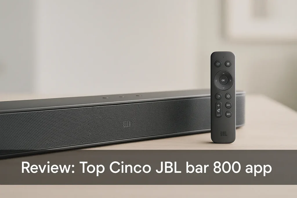 Top Cinco JBL bar 800 app