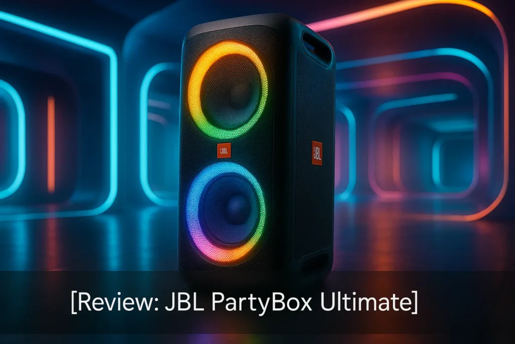 JBL PartyBox Ultimate: Som Estrondoso com Wi-Fi e Show de Luzes