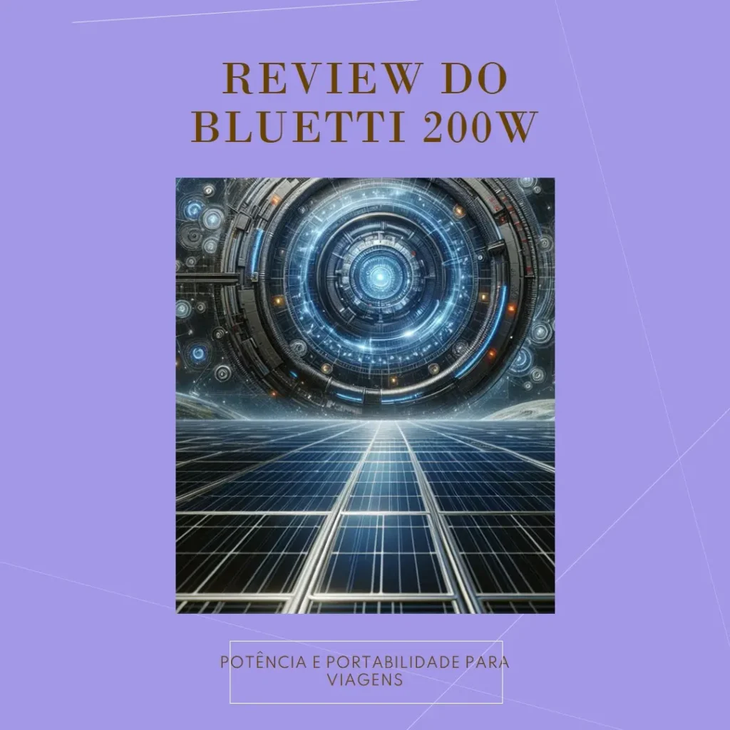BLUETTI 200W Painel Solar: Potência e Portabilidade para Viagens e Aventura