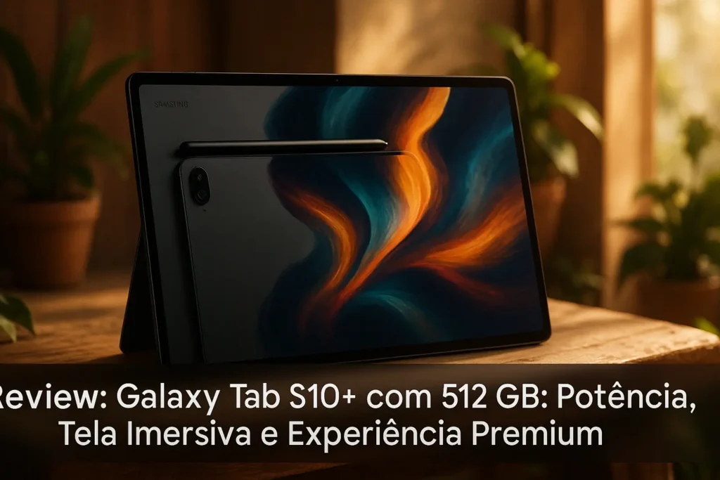 Galaxy Tab S10+ com 512 GB: Potência, Tela Imersiva e Experiência Premium