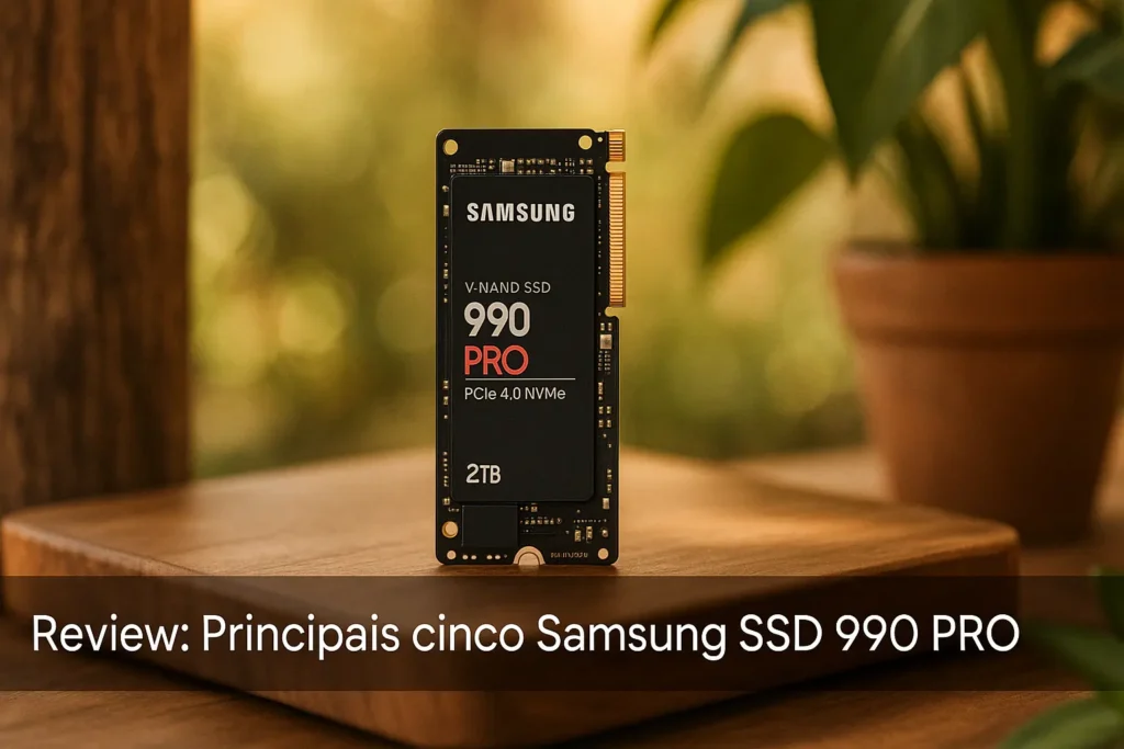 Principais Cinco Samsung SSD 990 pro