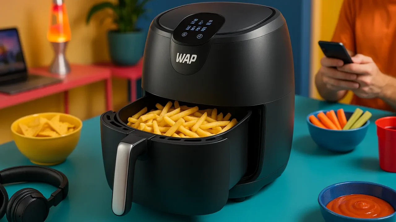 WAP Fritadeira Elétrica Air Fryer GRAND FAMILY 5L: Eficiência e Praticidade na Cozinha