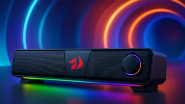 Caixa de Som Soundbar Gamer Redragon Adiemus: Imersão Sonora e Design Inovador