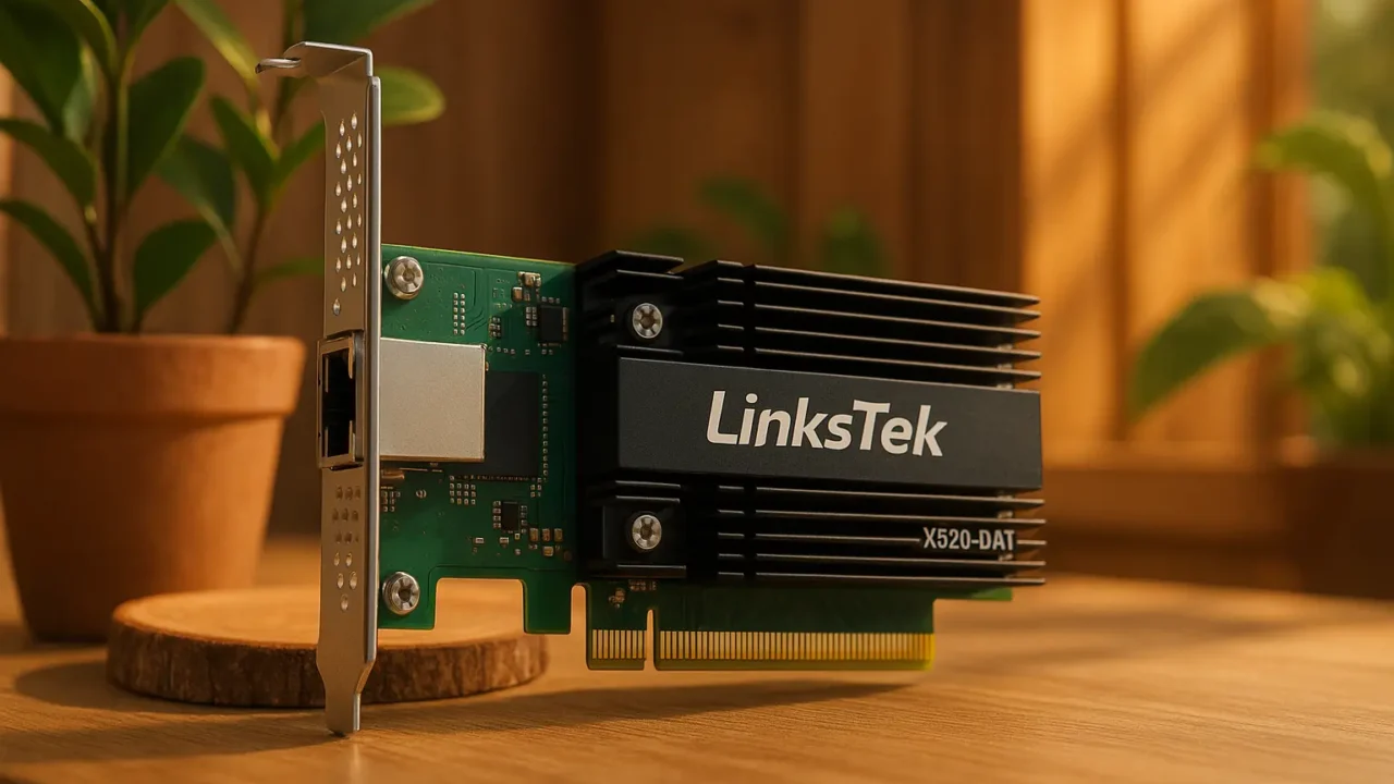 LinksTek X520-DA1: Adaptador Ethernet 10GbE para Servidores e Jogos