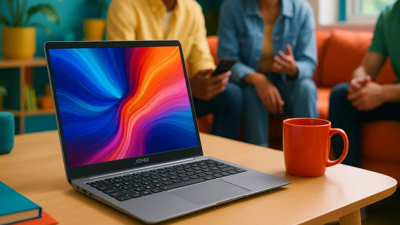 JSHIX Laptop 2025: 14" Celeron N4000, 8GB RAM, SSD 256GB