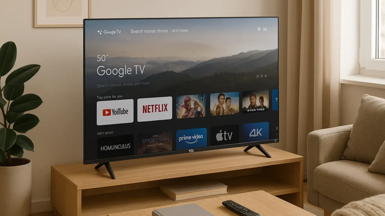TCL LED SMART TV 50” P755: 4K, Google TV e Dolby Atmos
