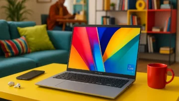 Notebook ASUS Vivobook Go 15: Intel Core i3, 8GB, SSD 512GB