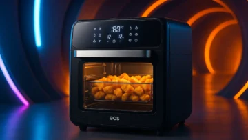 Fritadeira Air Fryer Oven Eos 15 Litros Digital Inox All Black