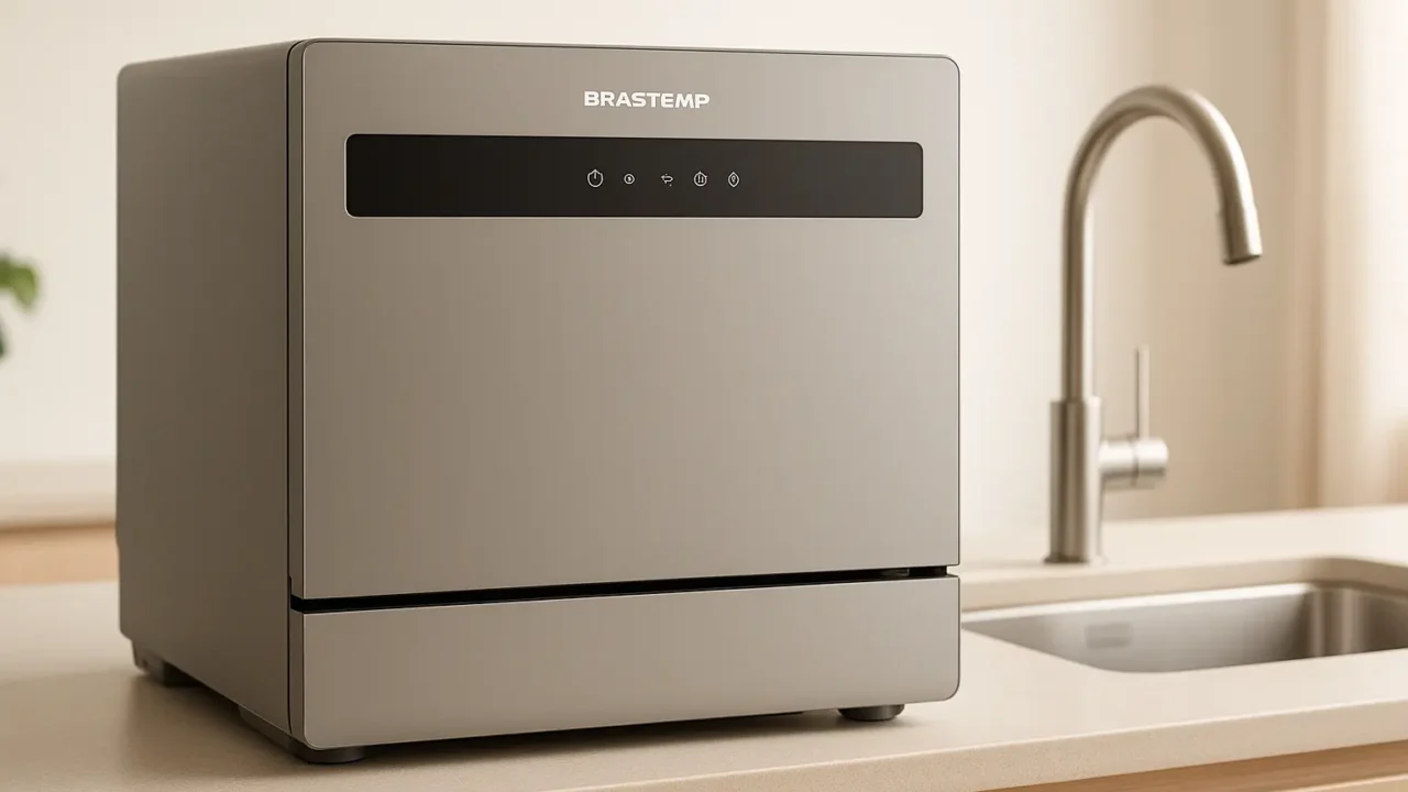 Lava Louças Brastemp 8 Serviços Cinza: Compacta e Eficiente