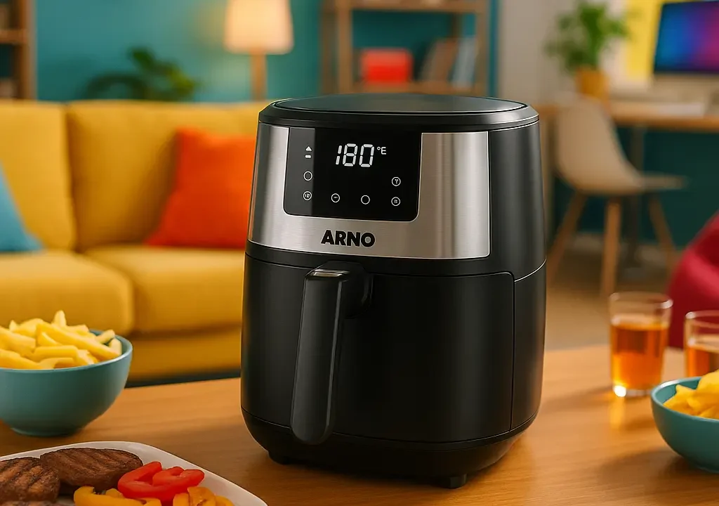 Arno Airfryer & Grill Expert Digital 4,2L Inox: Versatilidade e Potência na Cozinha