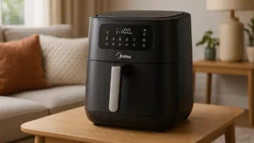 Midea Fritadeira 6L SMART CHEF PRO: eficiência e conectividade