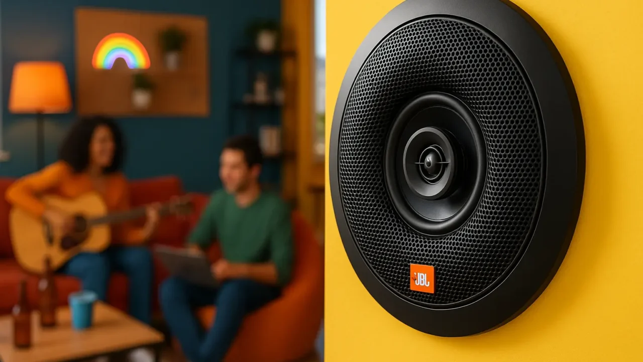 Arandela 6" Coaxial JBL: potência e design para sua casa