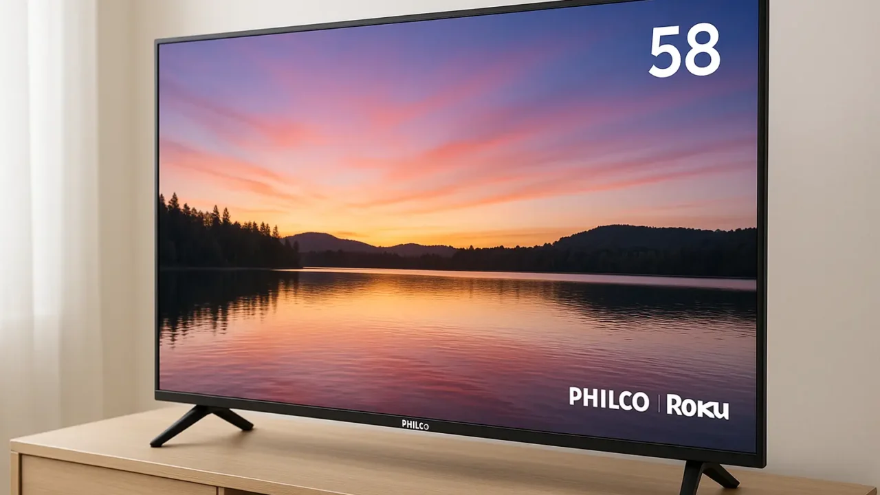 Smart TV Roku 4K UHD 58” PHILCO: desempenho, qualidade e conectividade