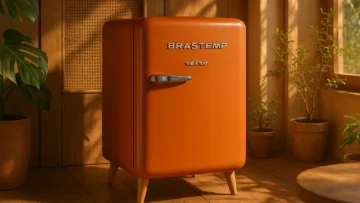 Frigobar Brastemp Retrô 76L: estilo e funcionalidade vintage