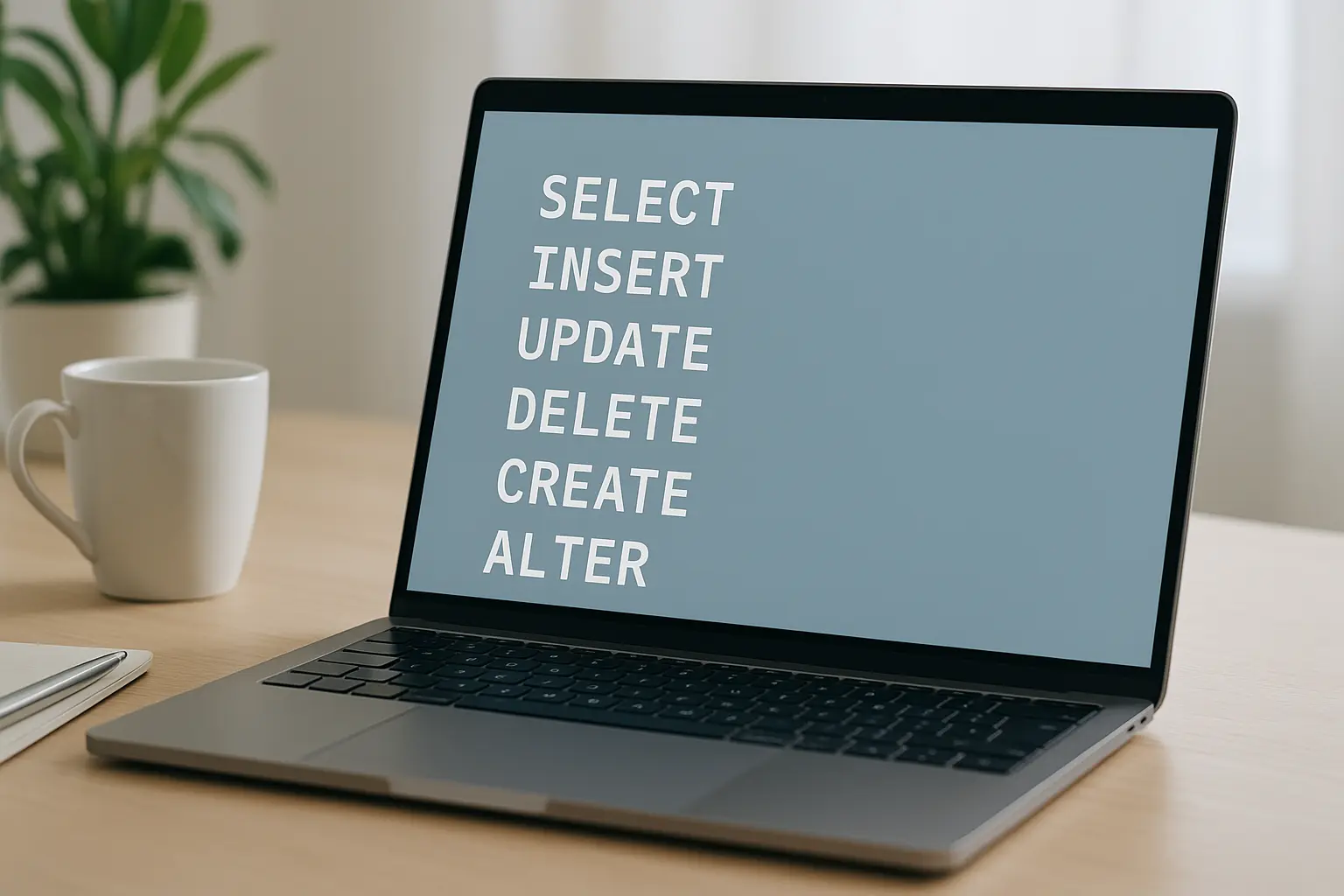 cite as operações possíveis de serem realizadas com comandos sql