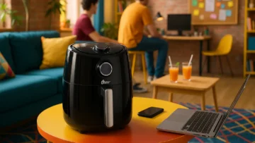 Oster OFRT520: Fritadeira Sem Óleo com Capacidade de 4,96L