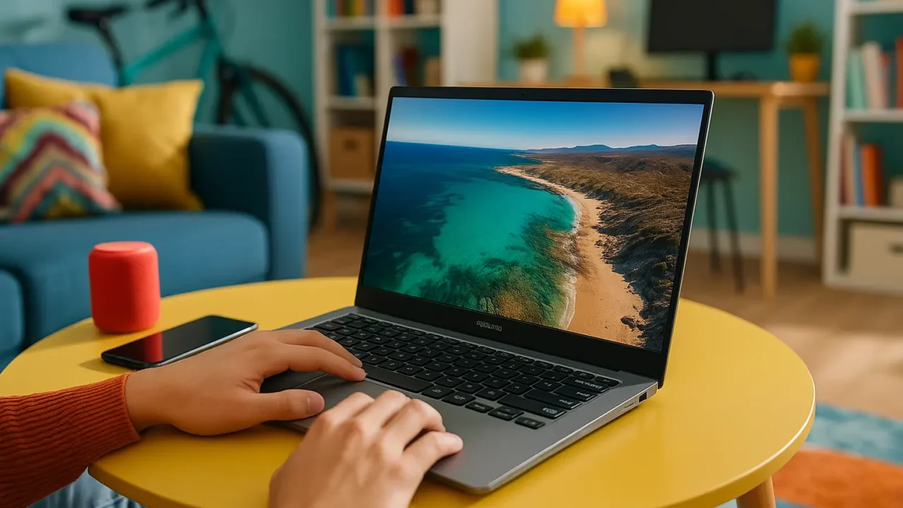 Samsung Galaxy Book GO: Mobilidade, Eficiência e Tela Full HD