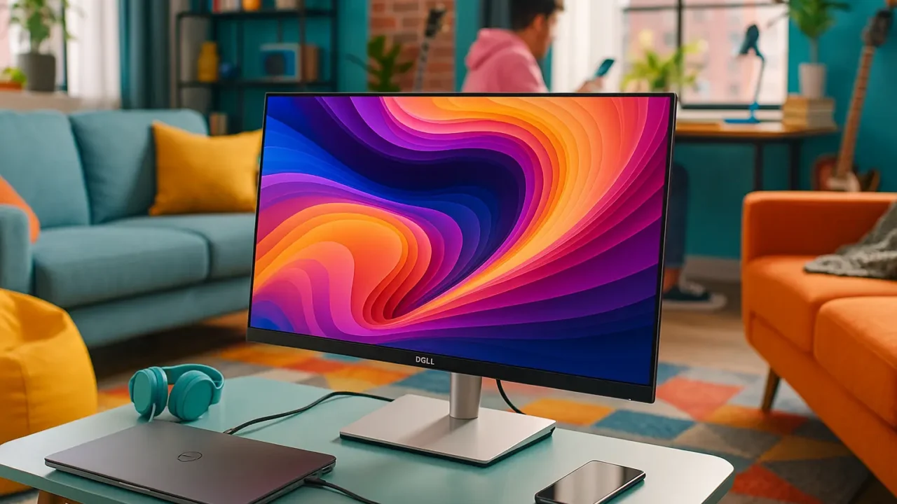 Monitor Dell de 27" 4K com Hub USB-C: Precisão Visual e Conectividade Profissional