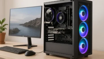 PC GAMER RYZEN 7 5700G com 16GB e SSD NVME: potência e eficiência