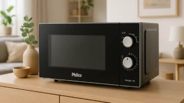 Forno Micro-Ondas Philco PMO23EB 20L: compacto, potente e moderno
