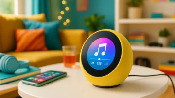 Echo Spot com Alexa: Som Vibrante e Display Inteligente
