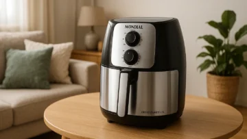 MONDIAL Fritadeira Elétrica Sem Óleo Grand Family 5,5L Inox