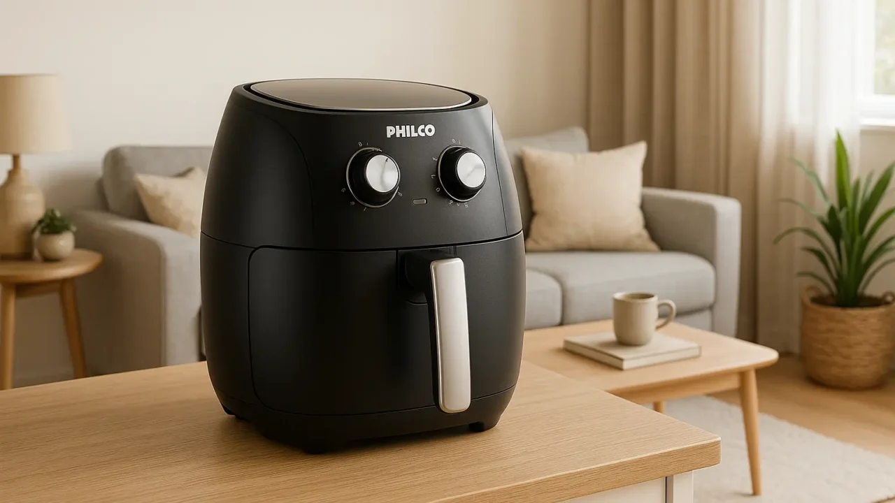 Fritadeira Philco Air Fry Jumbo: potência e capacidade para toda a família