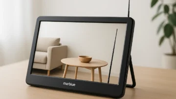 TV Digital Portátil LED 14" Marblue: Versatilidade e Conectividade