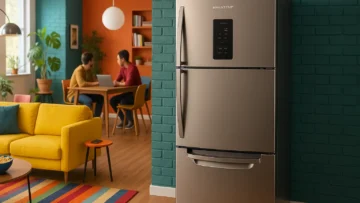 Geladeira Brastemp Frost Free Inverse 588L Inox com Smart Bar