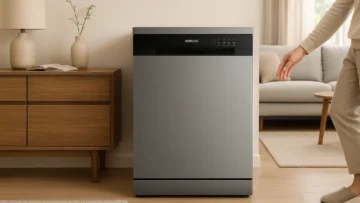 Samsung Lava-louças com 10 serviços Black Inox: Limpeza Eficiente e Design Moderno