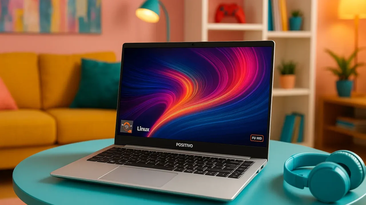 Notebook Positivo Vision R15: Ryzen 7, Linux e Tela Full HD
