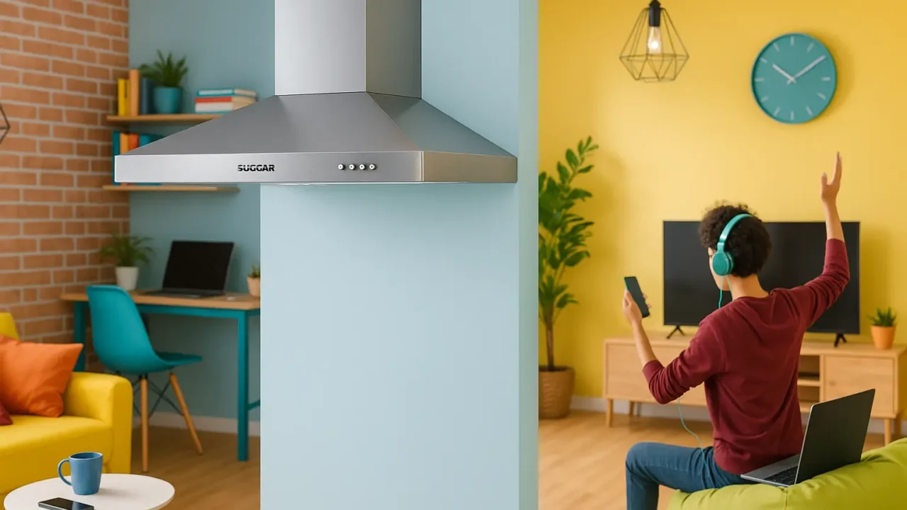 Suggar Coifa Slim 80cm: Inox, Silenciosa e Eficiente