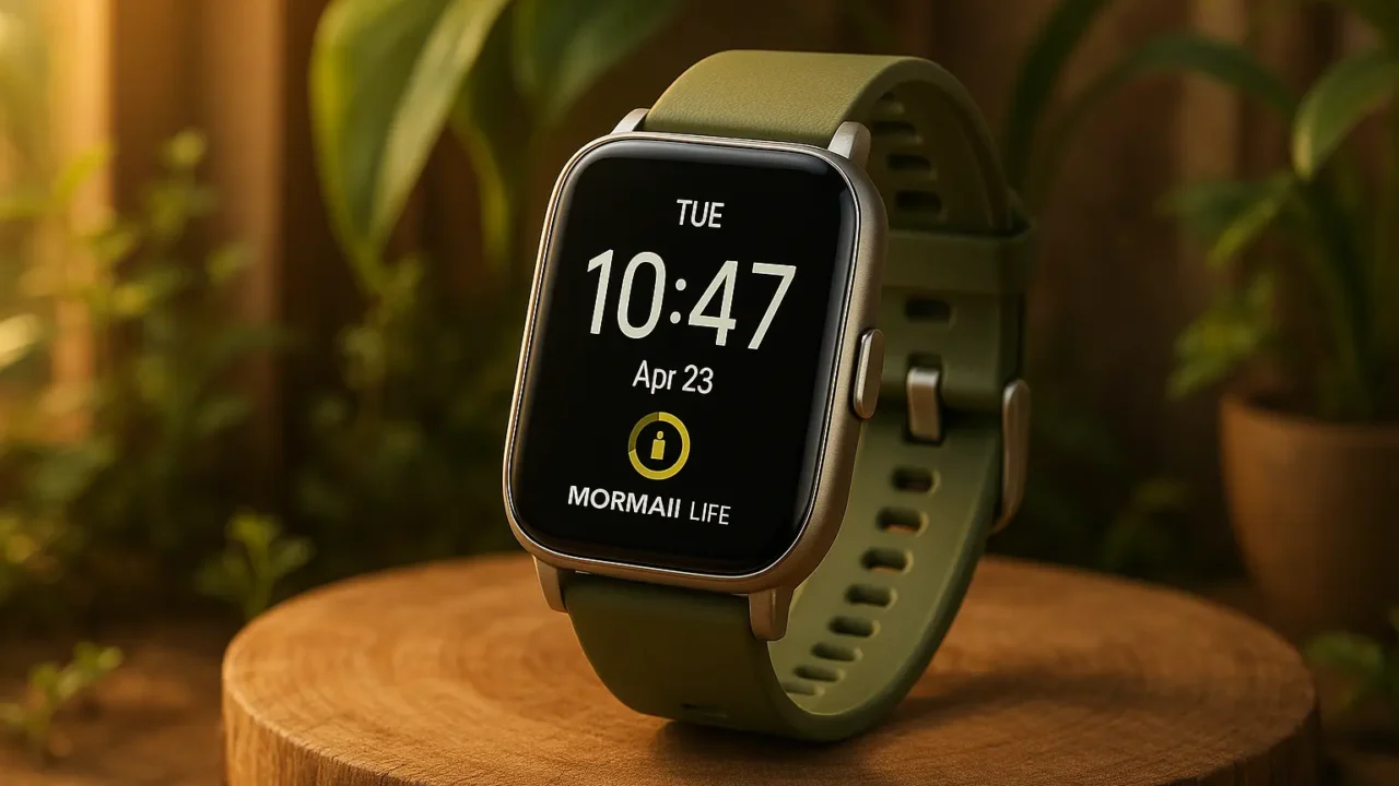 Relógio Smartwatch Mormaii Life: bateria longa e resistência à água
