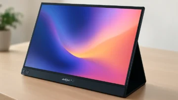 ARZOPA Monitor portátil 2.5K 16" – Tela Brilhante e Alta Resolução para Trabalho e Entretenimento