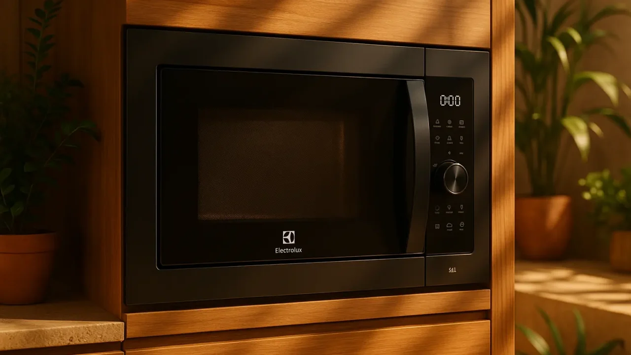 Micro-ondas de Embutir Electrolux 34L Experience: Funções Avançadas e Design Moderno