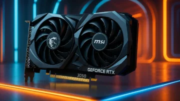 Placa de Vídeo MSI NVIDIA Geforce RTX 3050: Eficiência e Desempenho