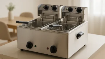 Fritadeira Elétrica Industrial Casinha 2Cubas 10L: Potência e Agilidade na Cozinha Profissional