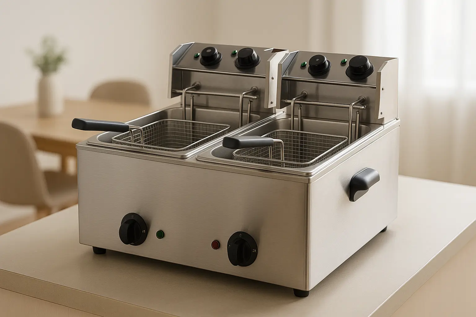 Fritadeira Elétrica Industrial Casinha 2Cubas 10L: Potência e Agilidade na Cozinha Profissional