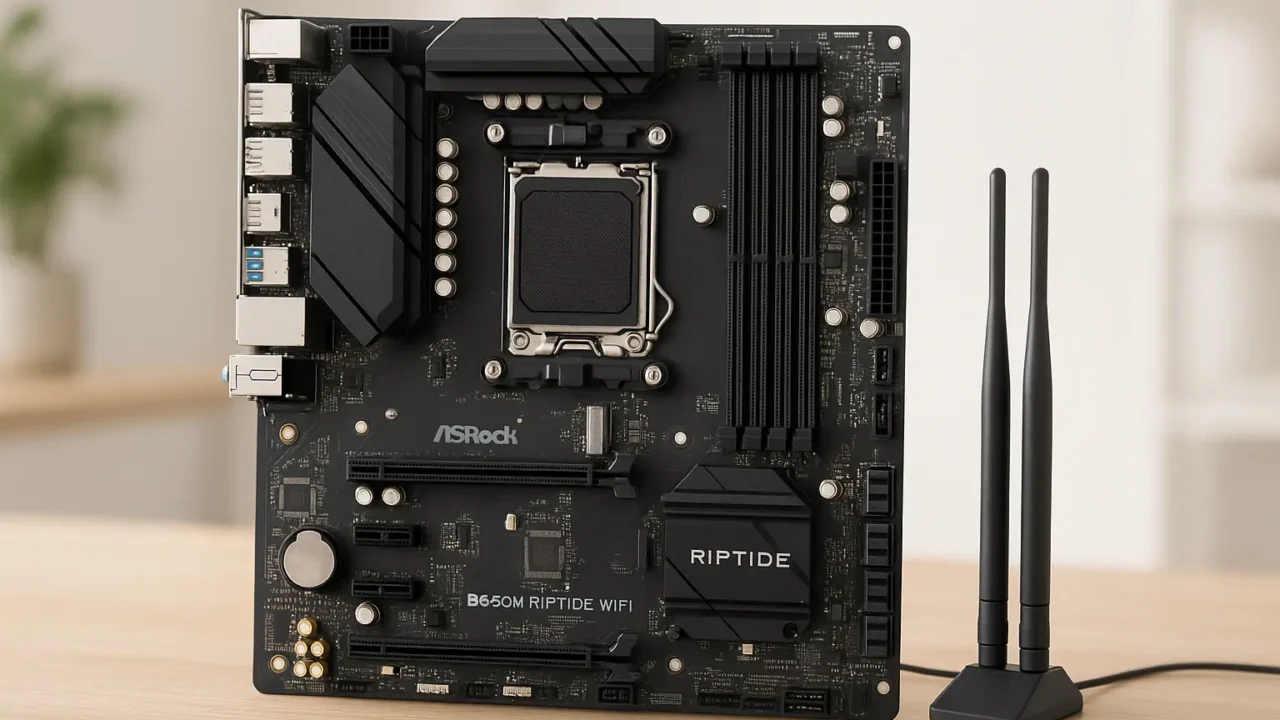 MB ASRock AMD AM5 B850M Riptide WiFi: Desempenho e Conectividade Avançada