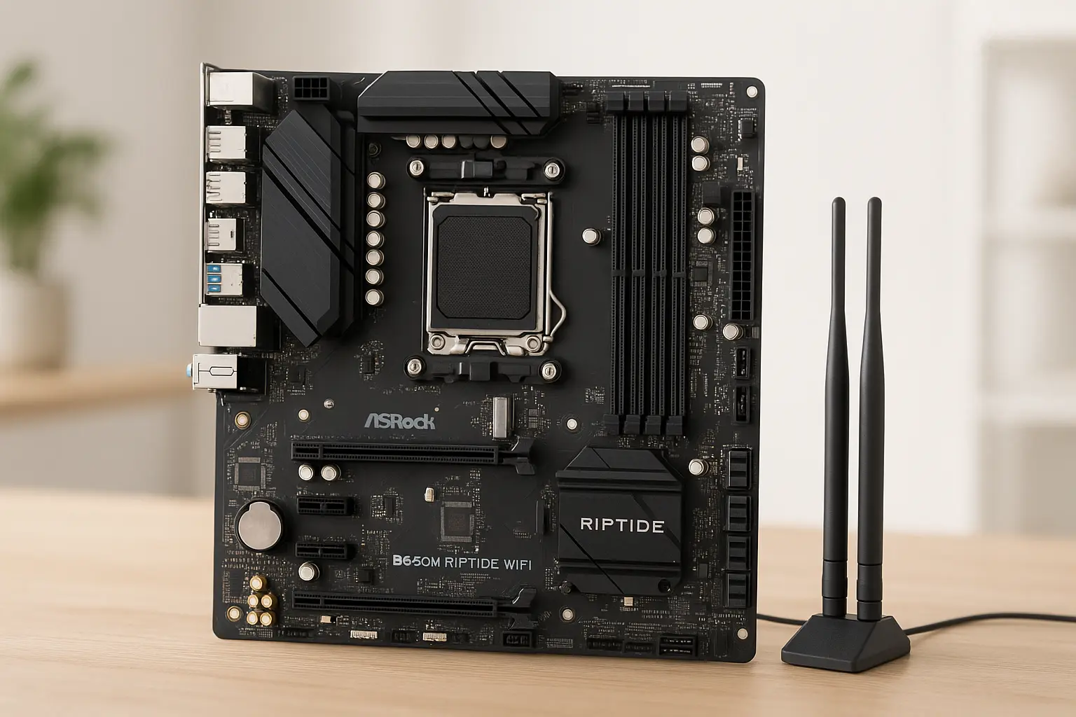MB ASRock AMD AM5 B850M Riptide WiFi: Desempenho e Conectividade Avançada