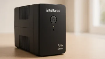 Nobreak ATTIV 600VA 220V Preto Intelbras: Proteção e Eficiência
