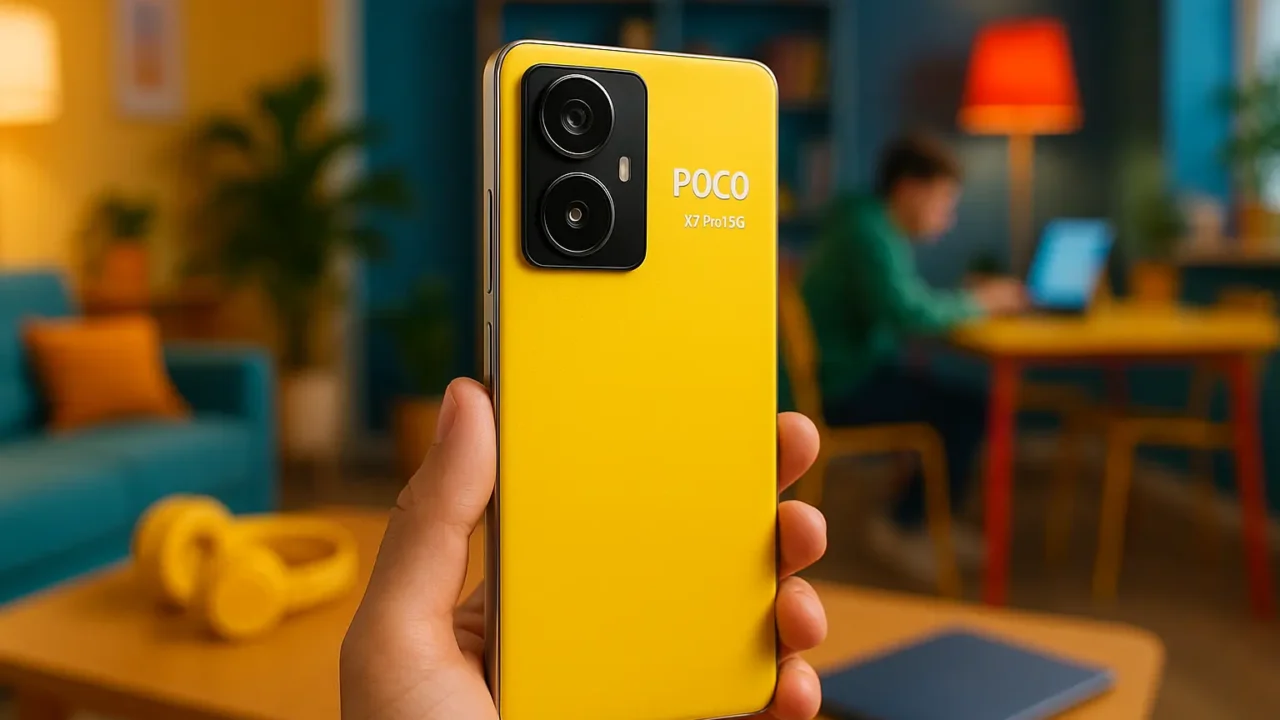 Smartphone Xiaomi Poco X7 Pro 5G NFC Yellow: 8GB RAM e 256GB ROM