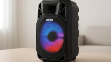 Amvox Caixa de Som Amplificada ACA 1402 Titan Black - Potência e Conectividade para Suas Festas