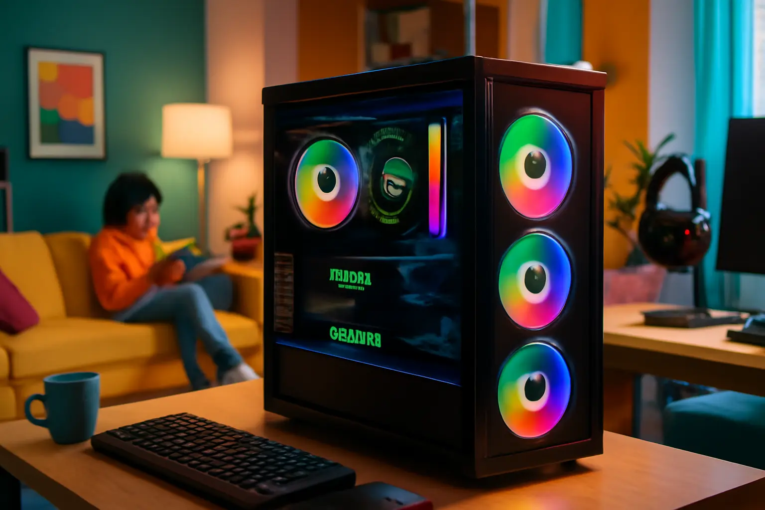 Monte seu PC: Ryzen 9 9900X3D, RTX 5070 Ti, 32GB, 2TB SSD